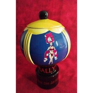 Bally's Las Vegas Hand Crafted Souvenir Glass Show Girls Nevada Bar Drink